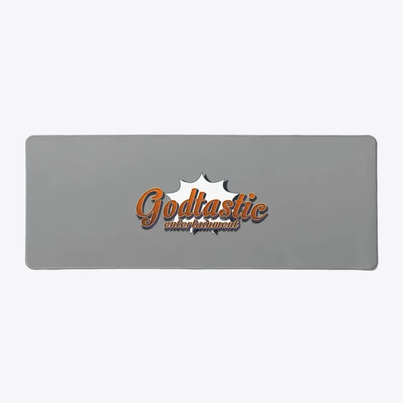 godtastic logo deskmat 