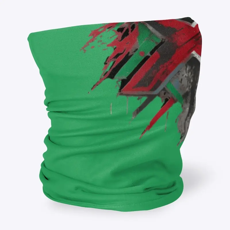 BKX NECK GAITER GREEN