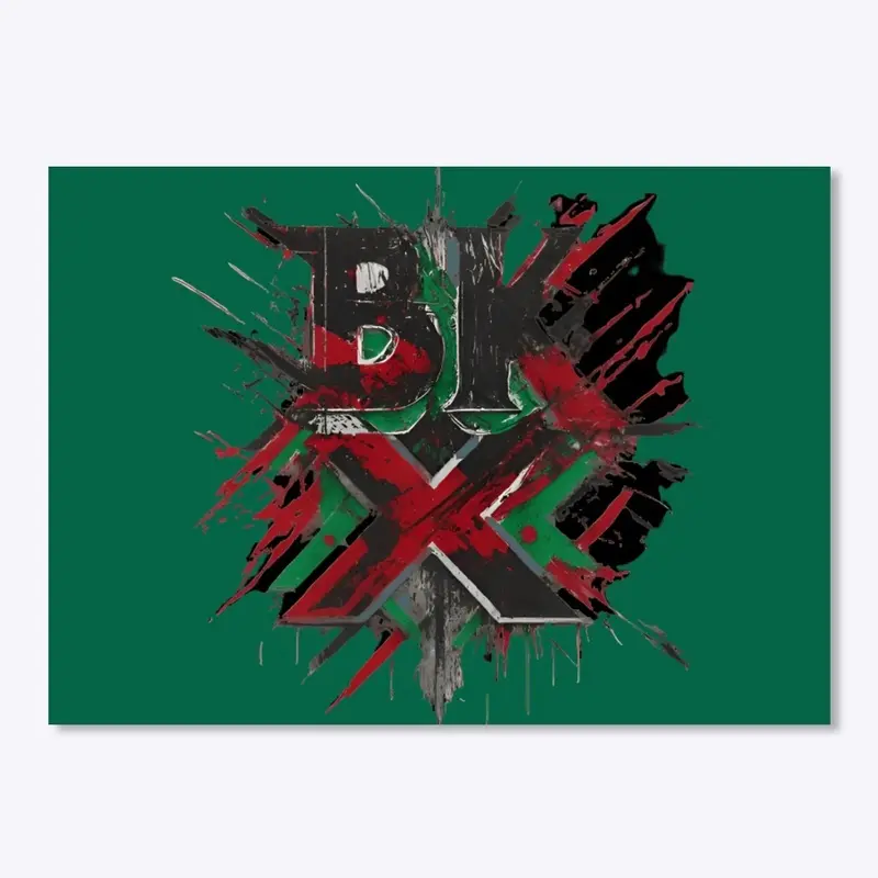 BKX STICKER GREEN