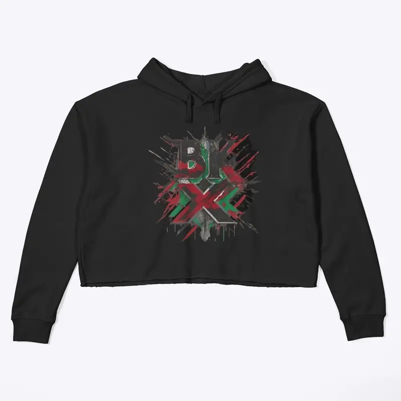 BKX Women's Crop Hoodie