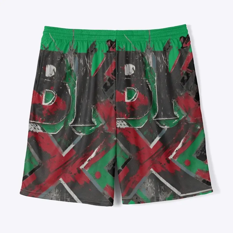 BKX All-Over Print Men's Jersey Shorts G