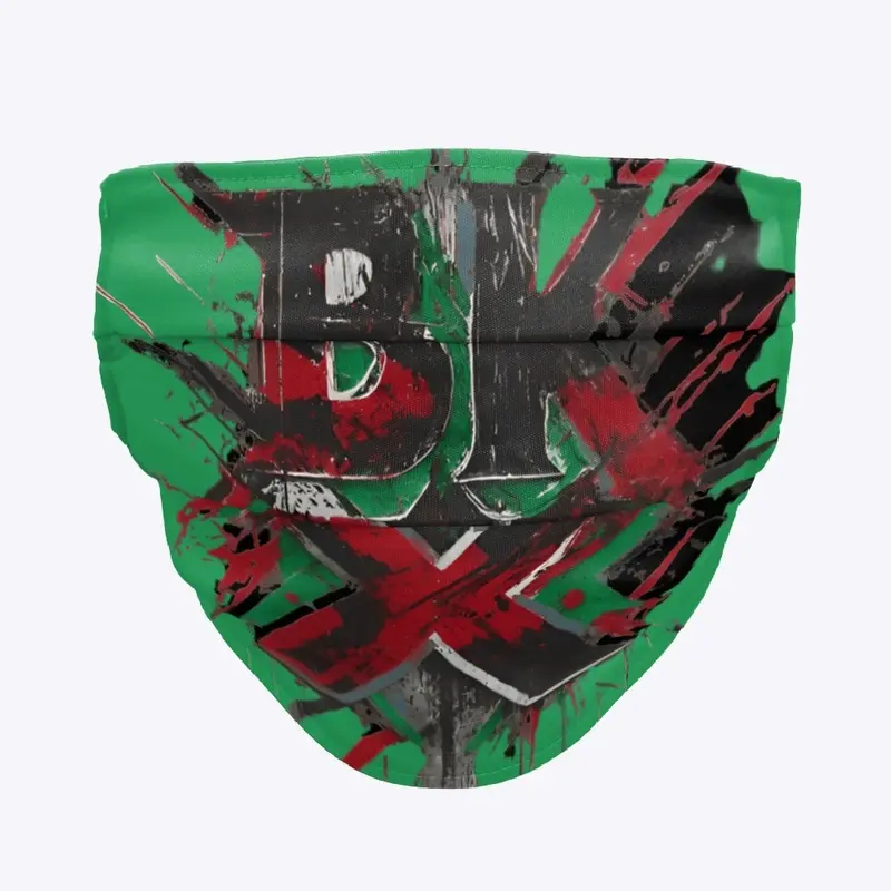 BKX CLOTH FACE MASK GREEN